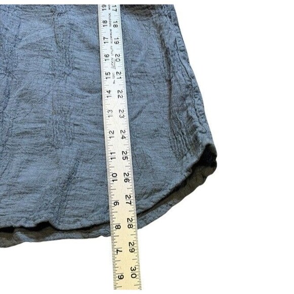 FLAX Linen Blend Tank Top Womens Size Small Sleeveless Lagenlook Textured-Scoop - Picture 6 of 6